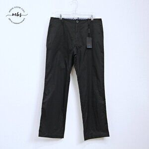 NWT Zachary Prell Cotton Pants Black Men 34